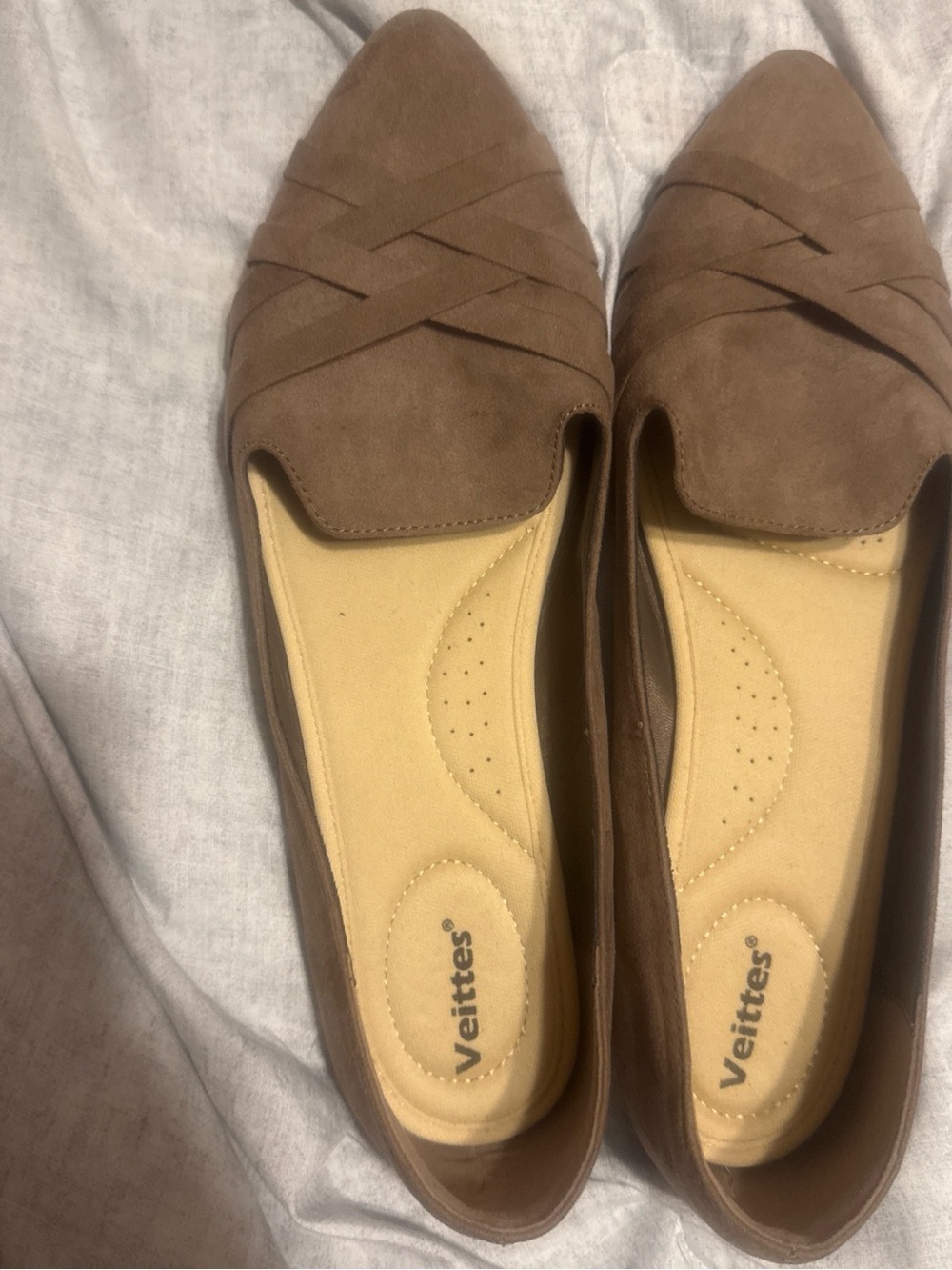Women's Brown Suede Slip-On Loafers